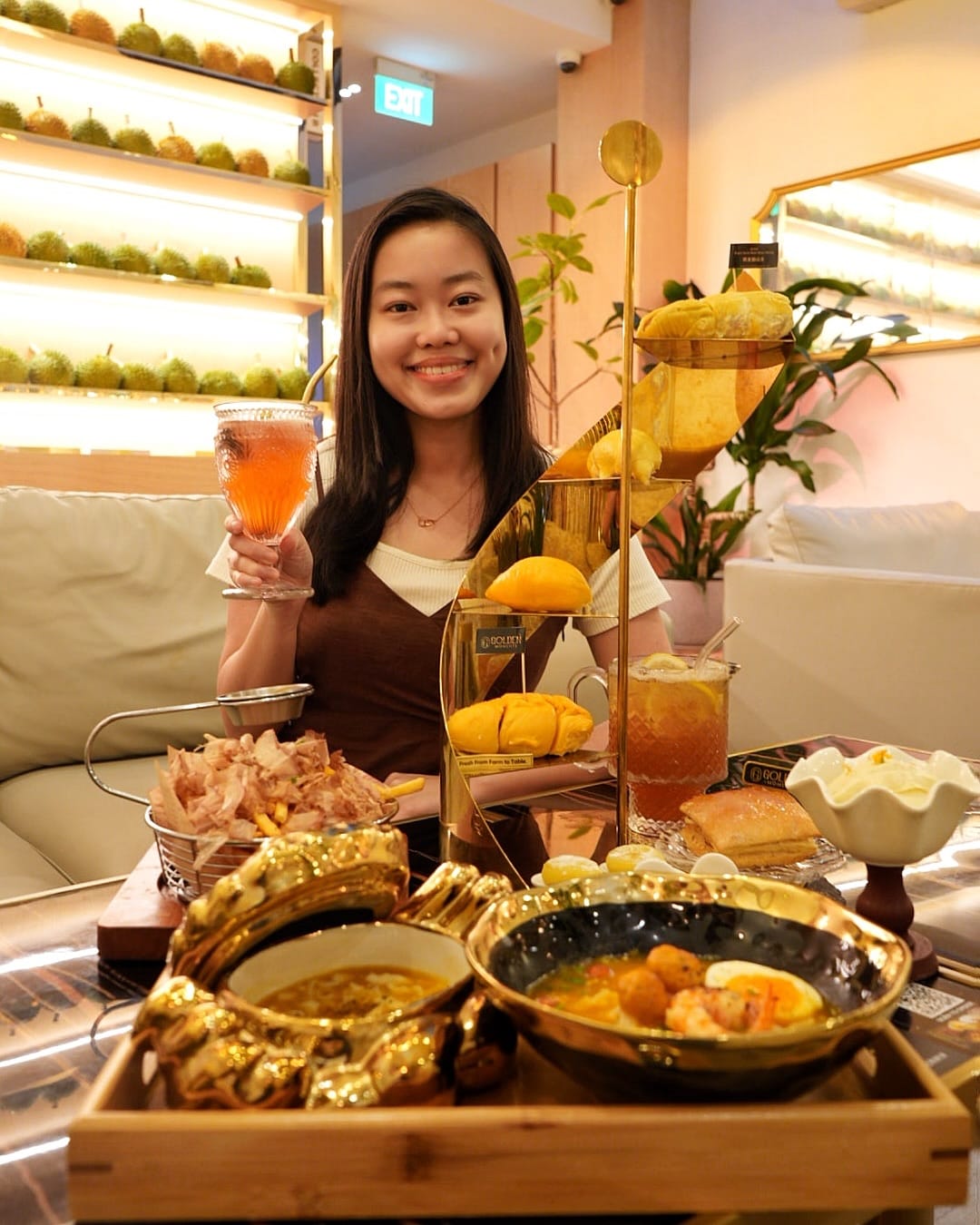 Golden Moments Durian — A Blissful Afternoon Indulgence