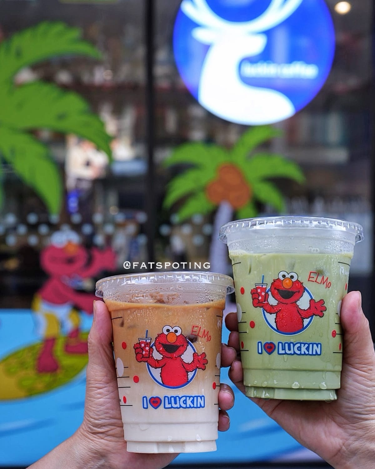 luckin coffee Singapore x with Collaboration