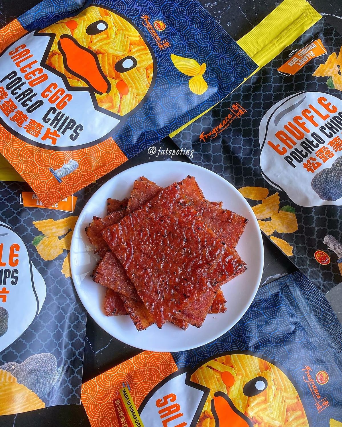 Fragrance Bak Kwa — Salted Egg Chips & Bak Kwa Giveaway