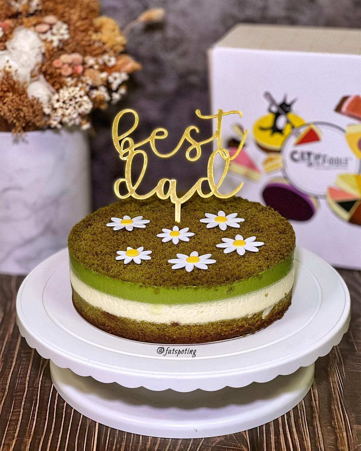 Cat & the Fiddle — Matchastic Xanda Parents' Day Cheesecake