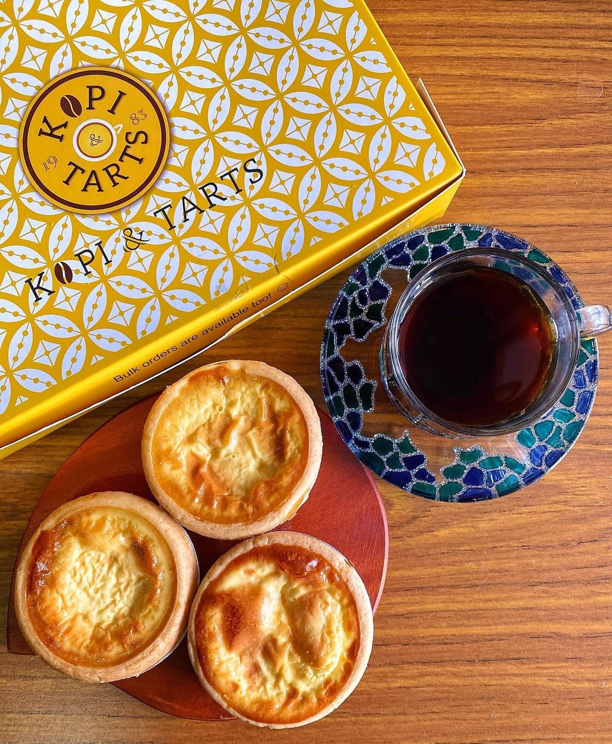 Kopi & Tarts — Coffee and Egg Tart Break