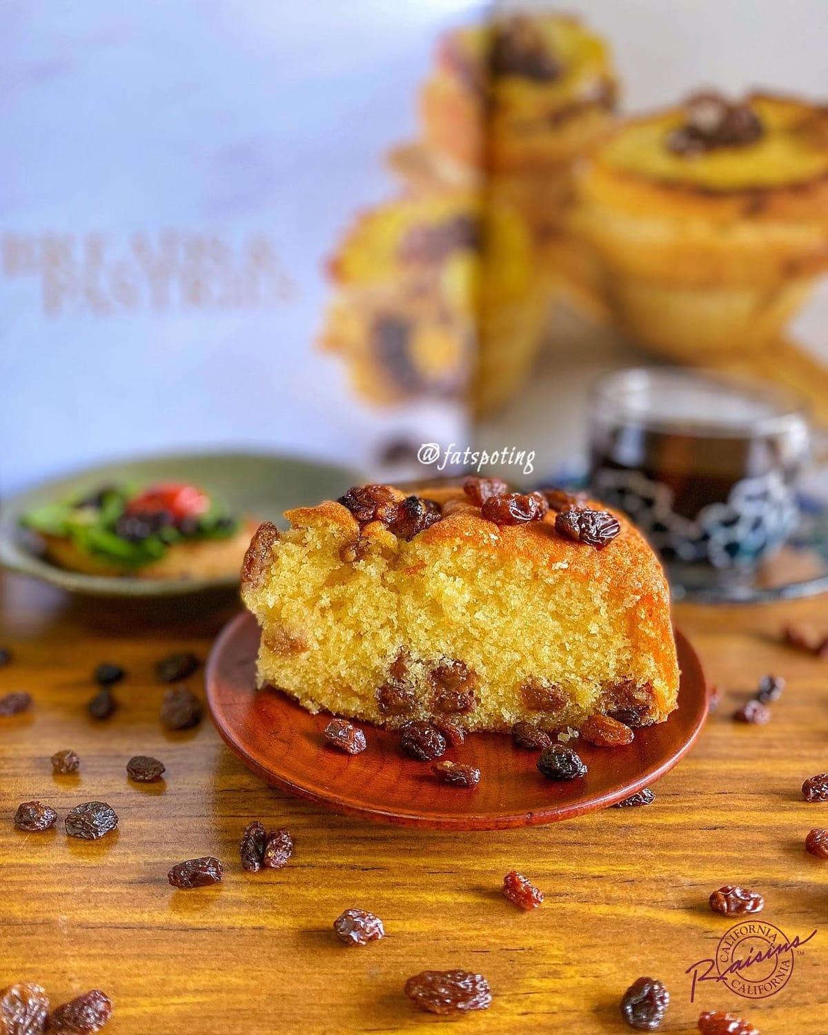 California Raisins ASEAN — Butter Raisin Cake Recipe