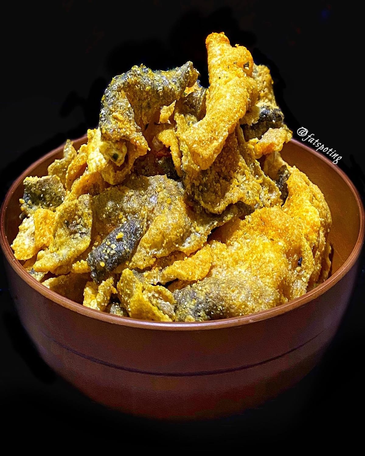 The Black Taurus — Fried Fish Skin Snacks