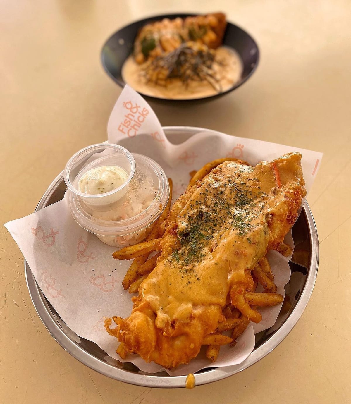Salted Egg Fish & Chips 🐟