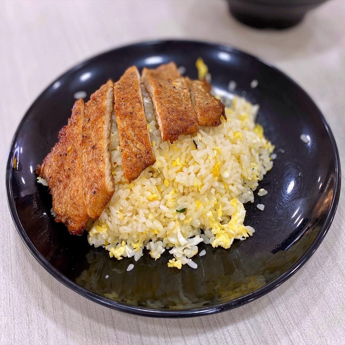 Pork Cutlet Fried Rice 🍚
