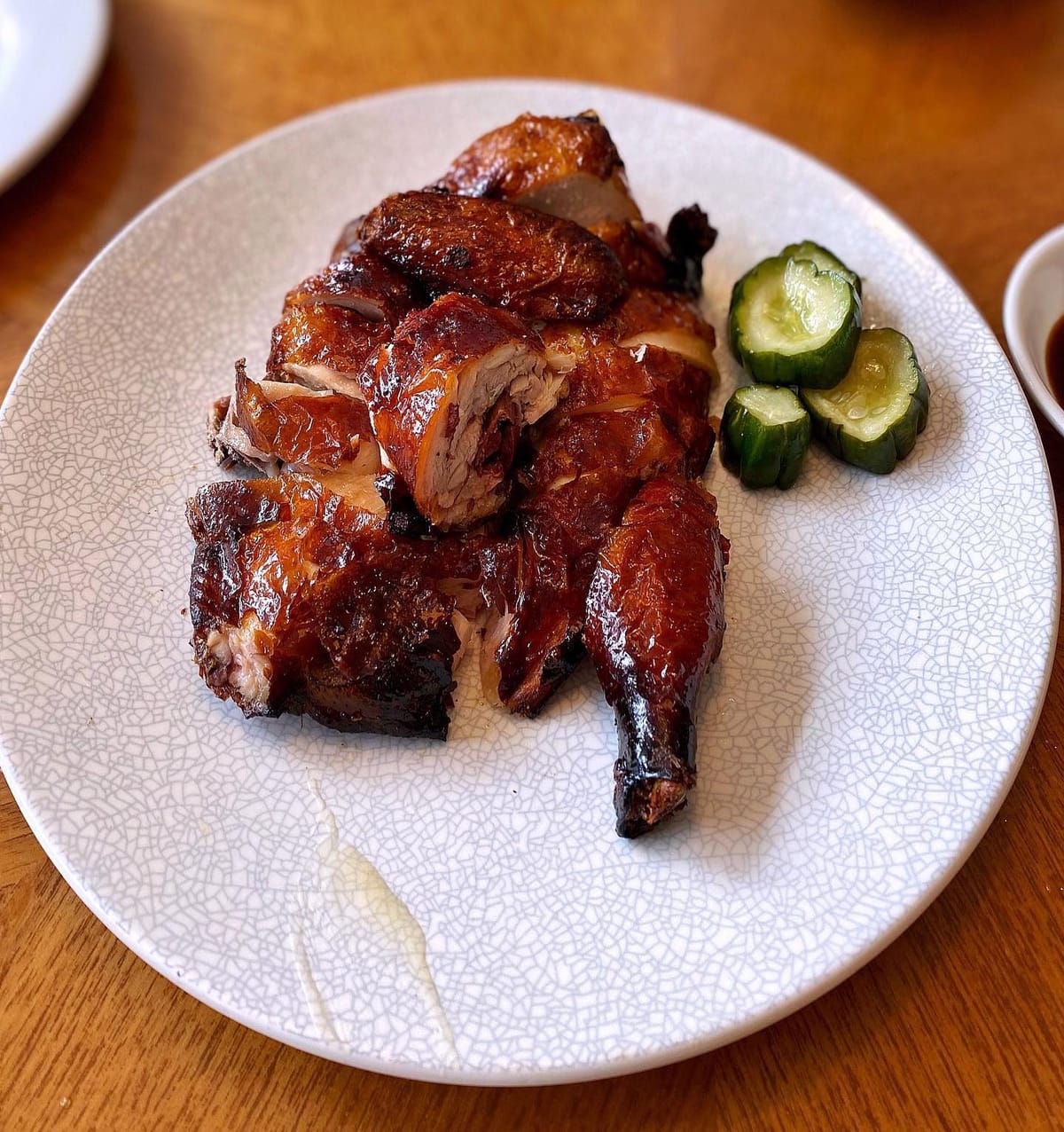 Crispy Pu-Er Tea Smoked Chicken 🍗