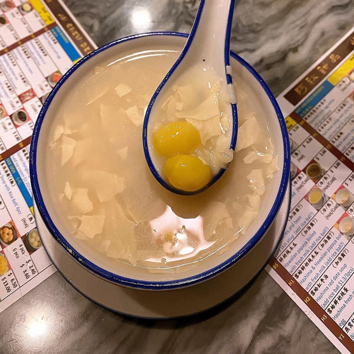 Gingko Barley Beancurd Skin Soup