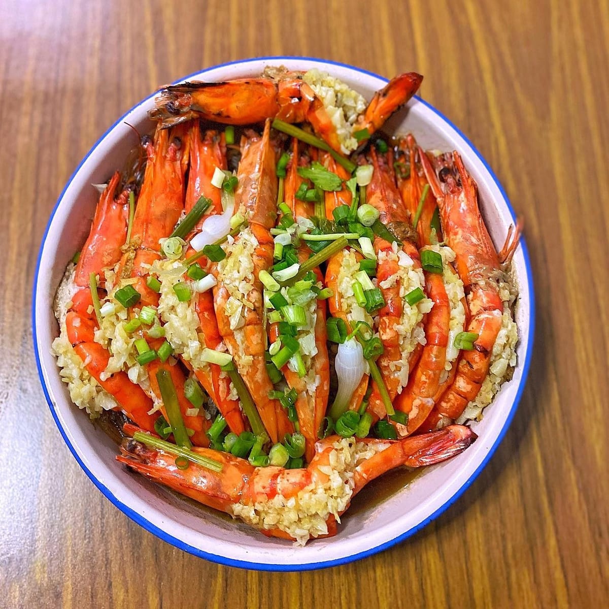 Steamed Garlic Prawns with Vermicelli 🦐
