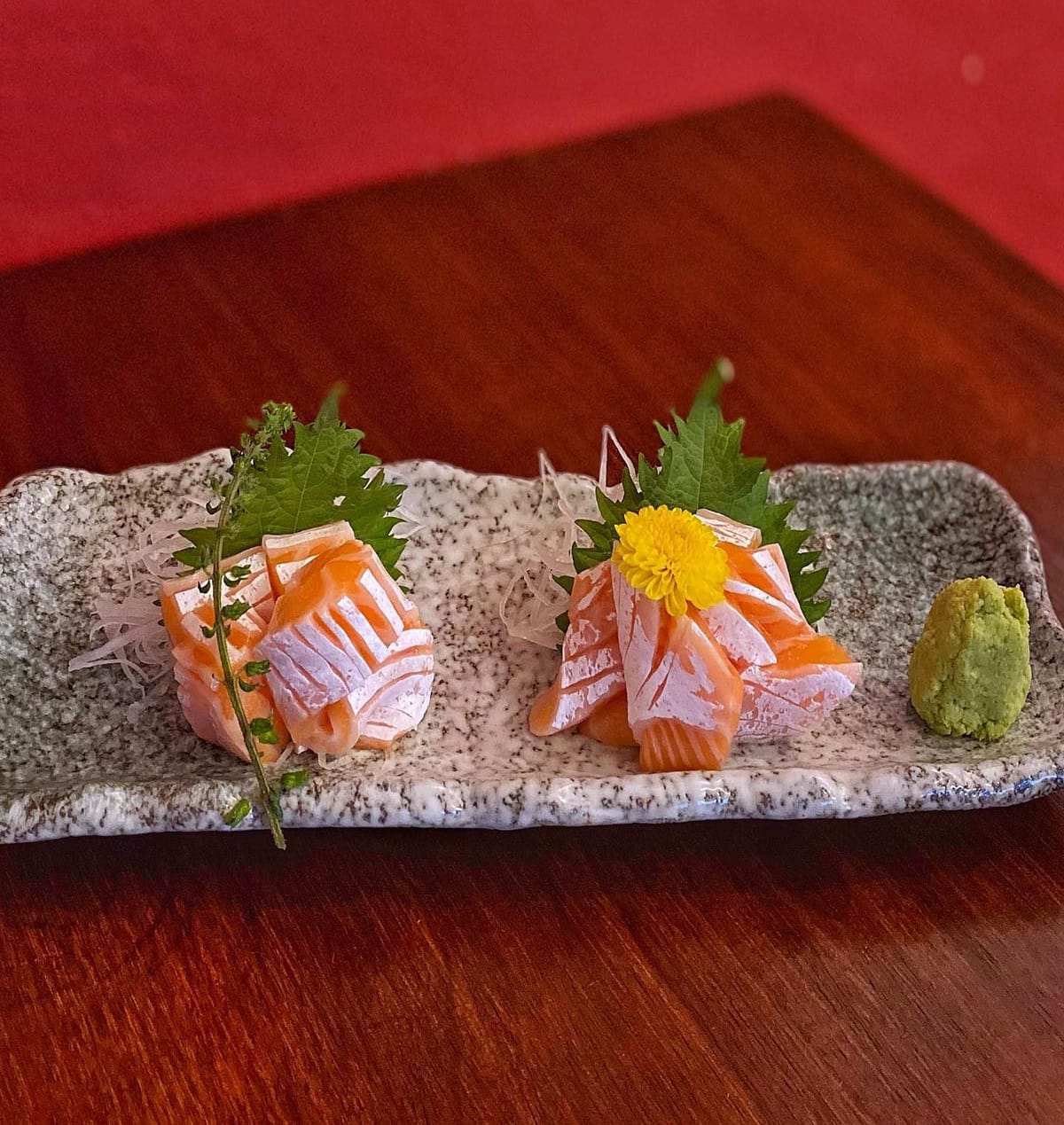 Fukusen — Toro Salmon Sashimi