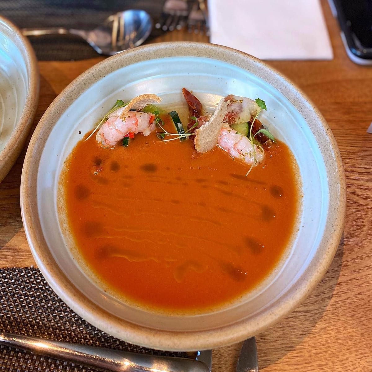 The Spot — Tomato Gazpacho from 3-Course Tasting Menu