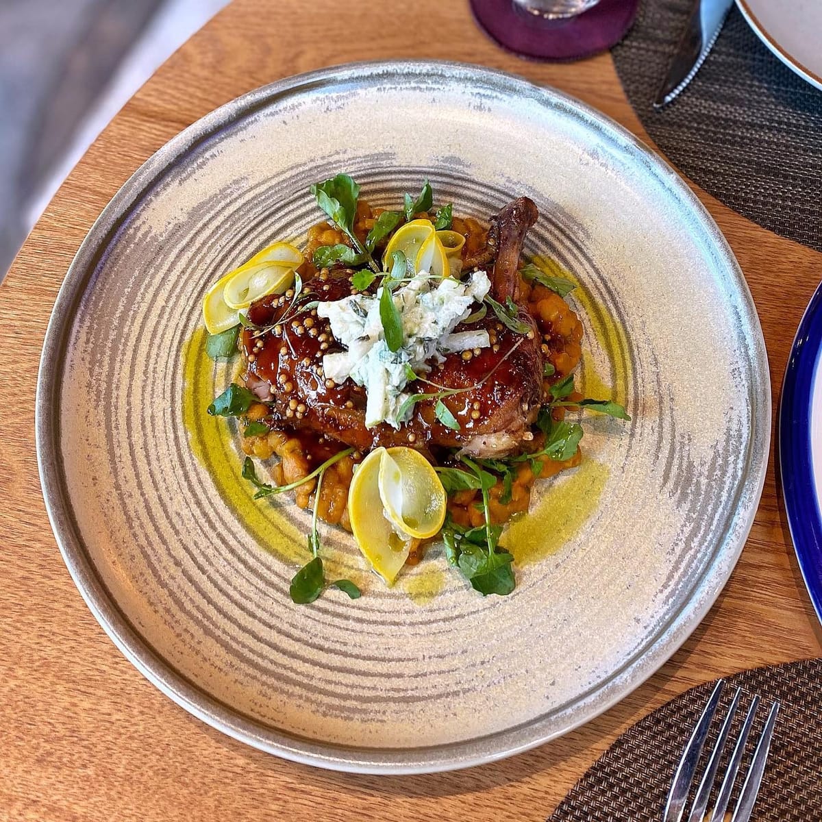 The Spot — Confit Chicken Leg from 3-Course Tasting Menu
