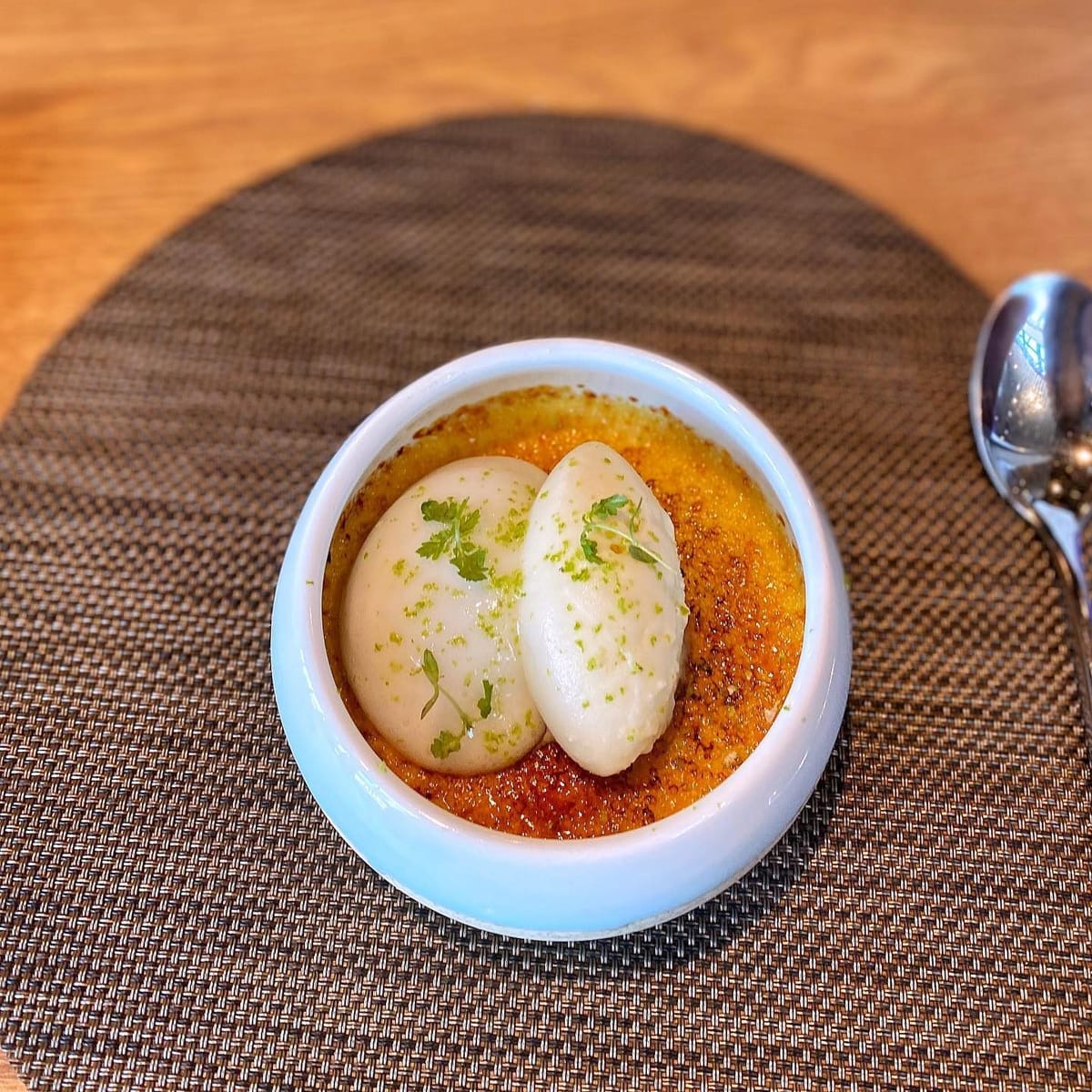The Spot — Sea Coconut Brulee from 3-Course Tasting Menu