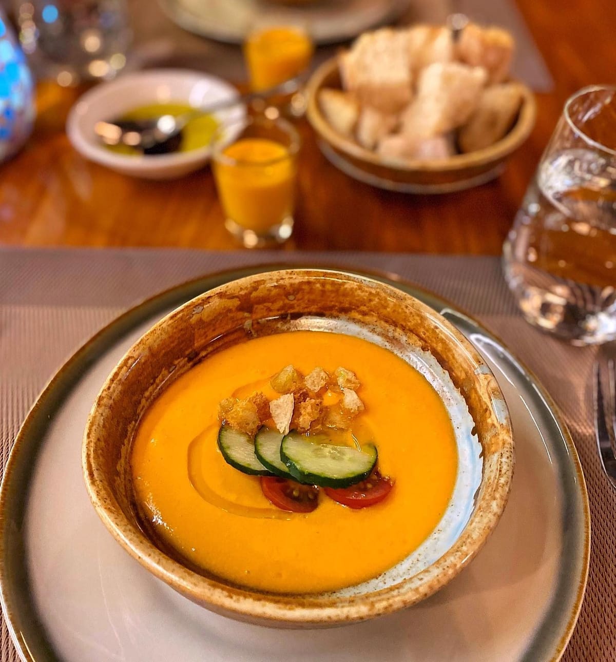 Gazpacho Set Menu — Spanish Fine Dining
