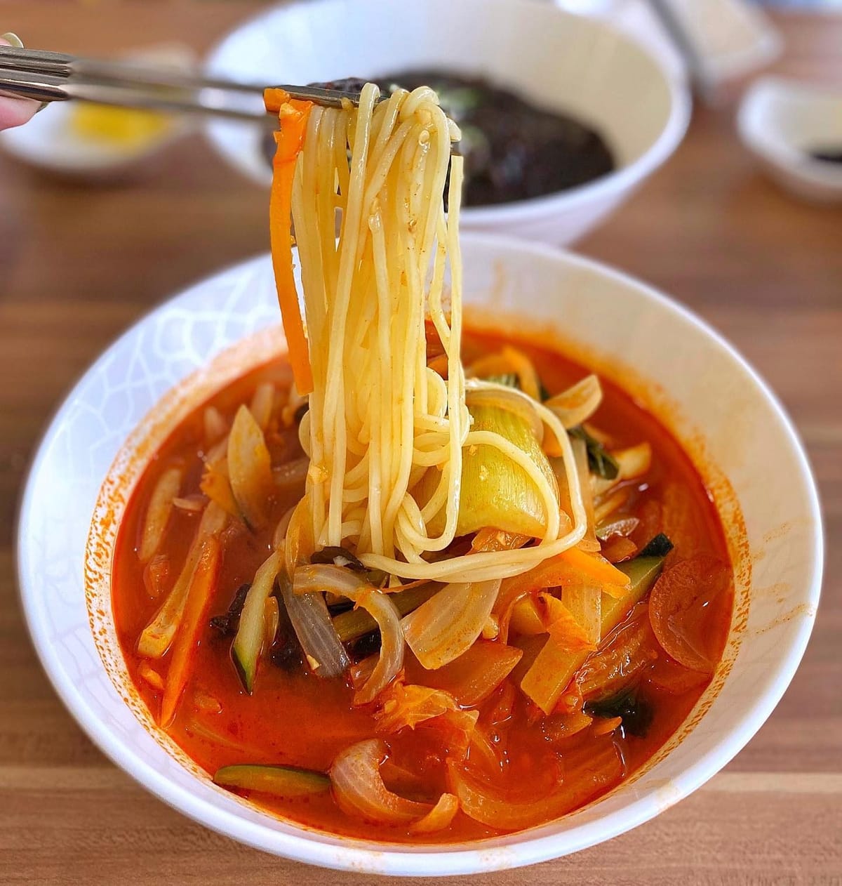 Mukjja — Jjamppong Spicy Seafood Noodles
