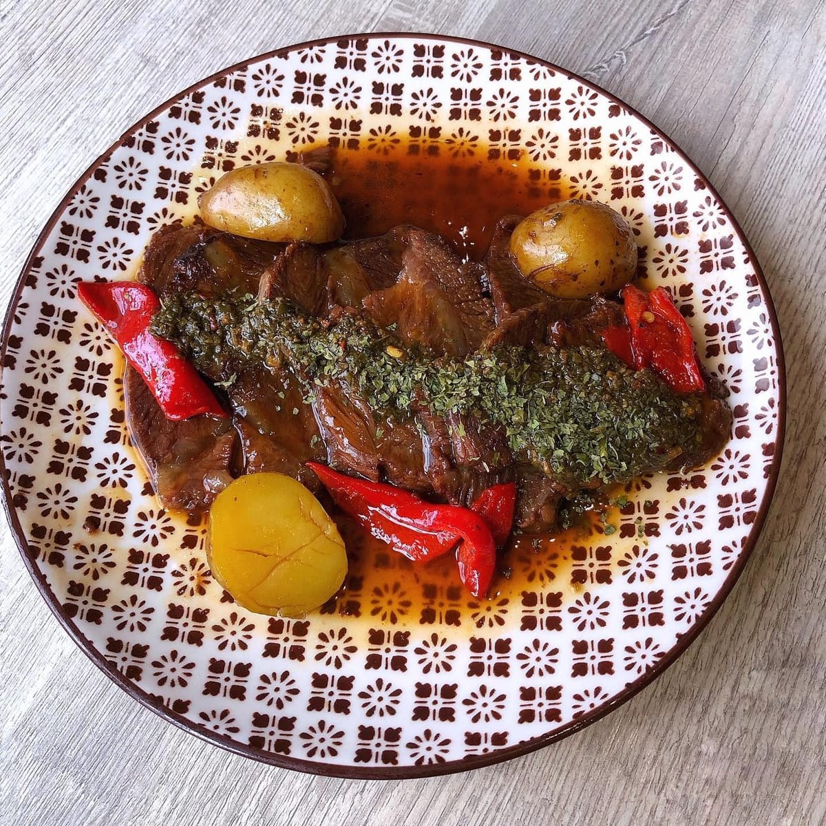 Carrilleras De Ternera Con Pimientos Del Piquillo || Beef Cheeks with