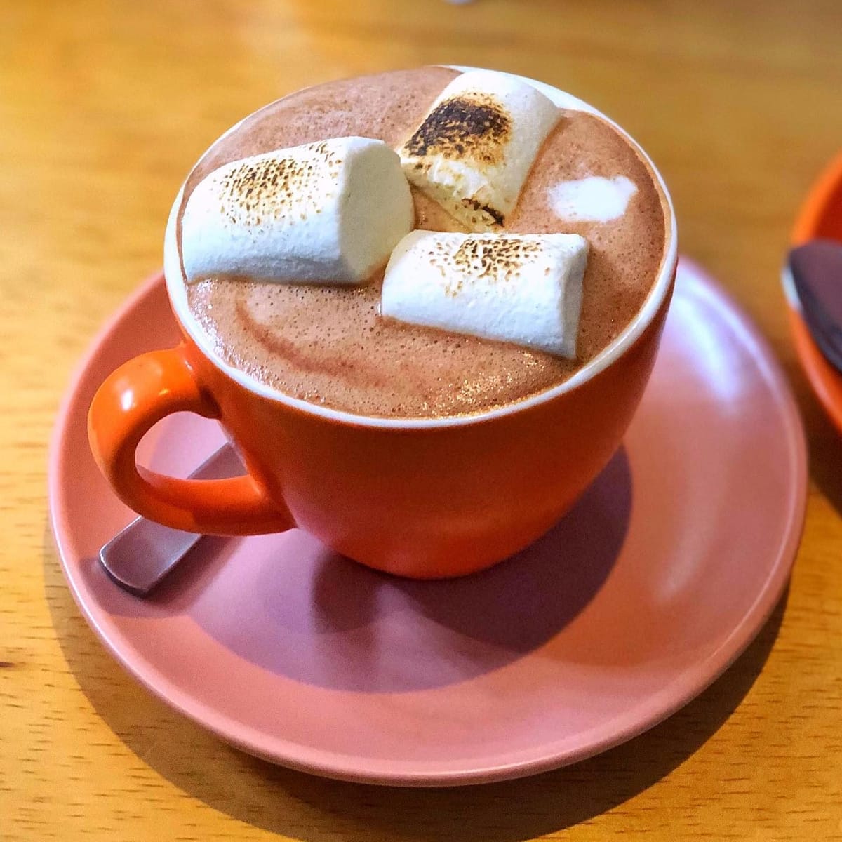 Nutella Hot Chocolate with Marshmallows ☕️ Perfect for a white christm