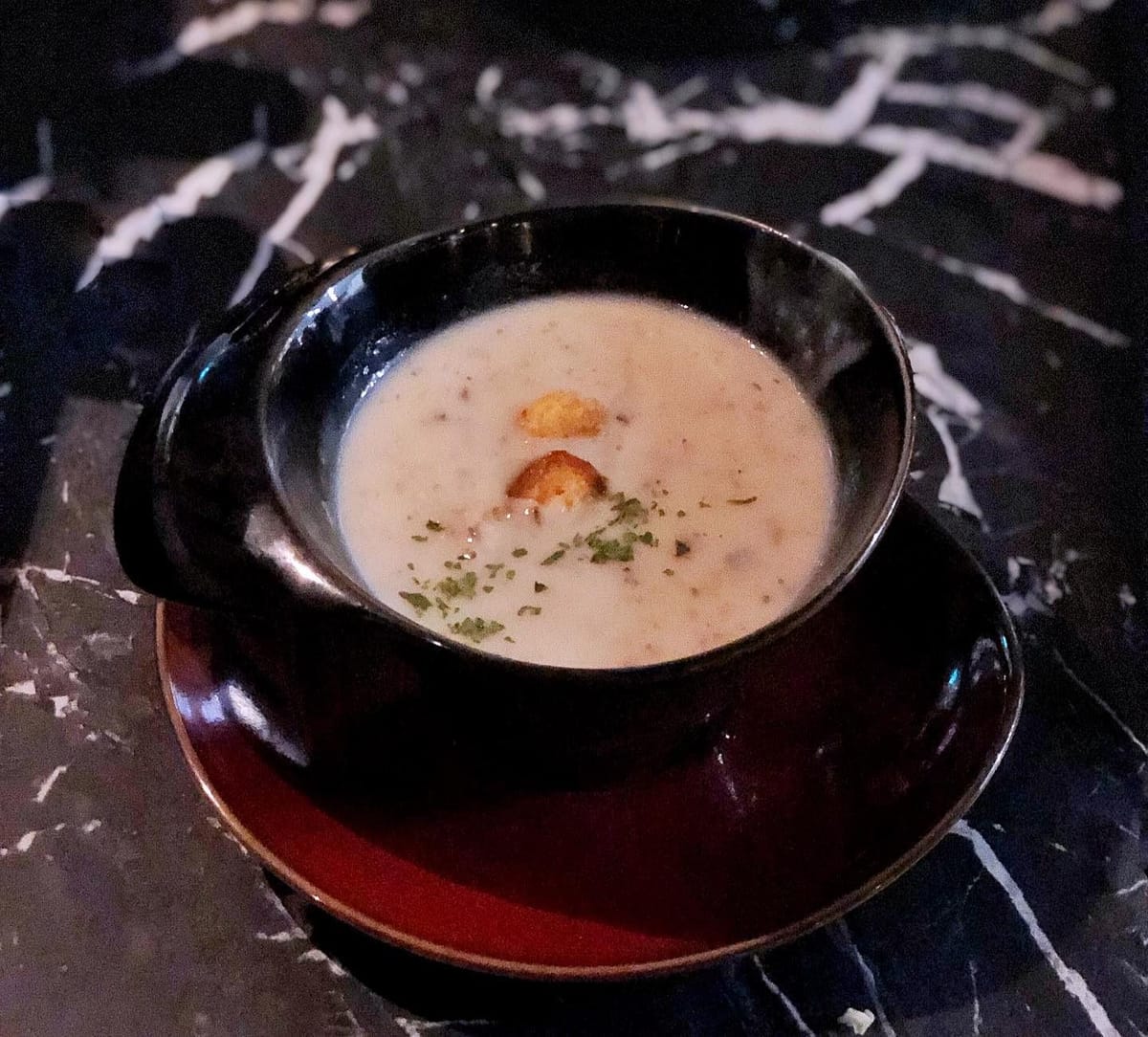 Truffle Mushroom Soup 🍄