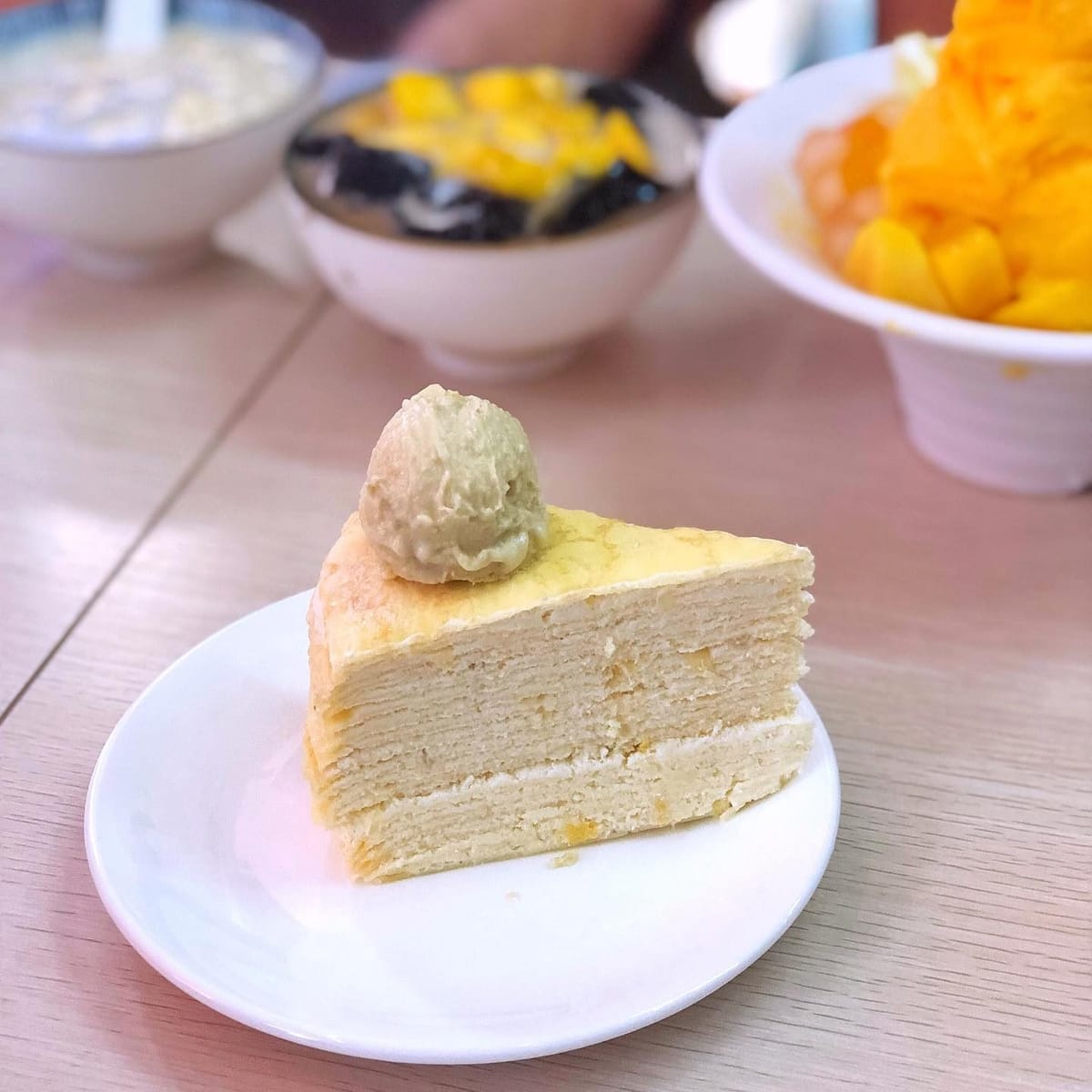 Durian Crepe Cake 🍰