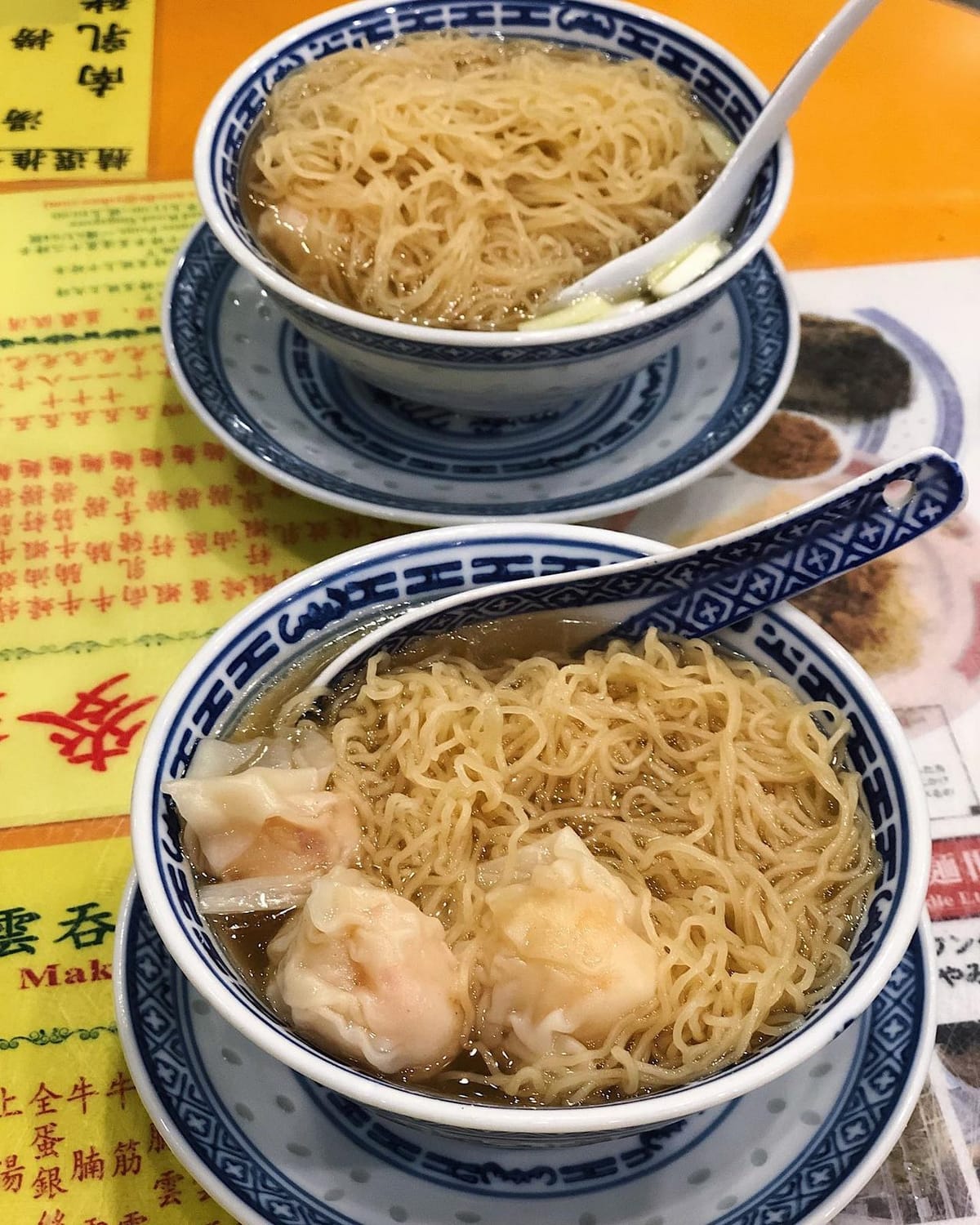 Gotta try wanton noodles (soup) at least once when in HK