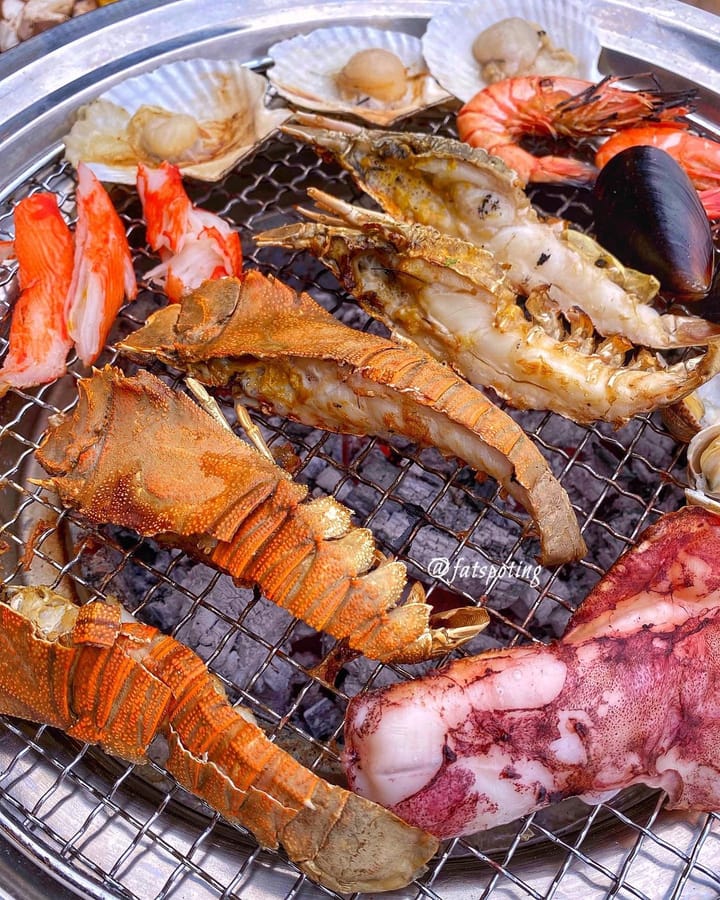 Mookata Thai BBQ — Seafood BBQ Set at ORTO