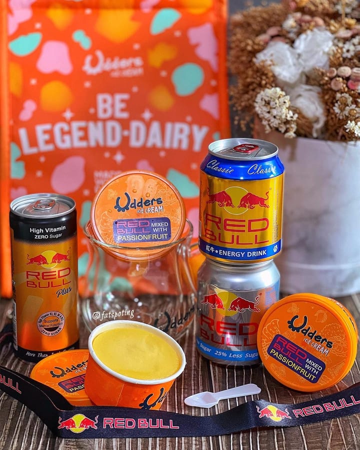 Udders Ice Cream x Red Bull — Passionfruit Sorbet