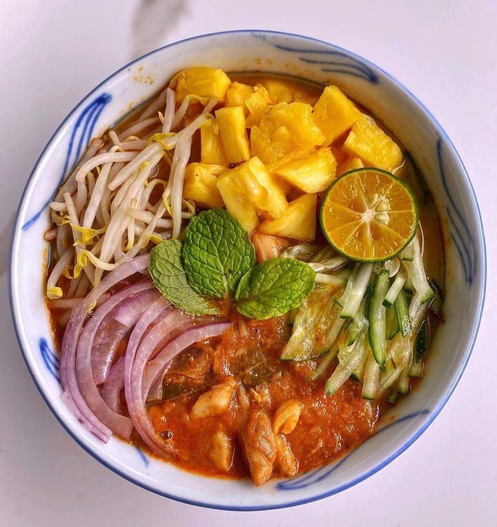 Homemade Assam Laksa — Grandmother's Comfort Bowl