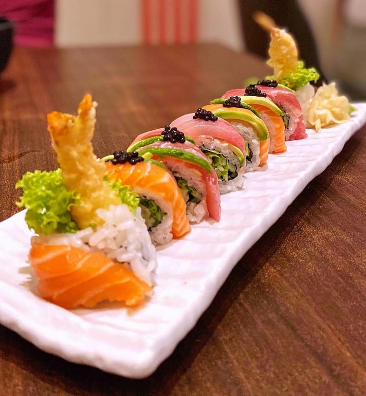 Iro-iro Maki — Deep-Fried Prawn Tempura Sushi Roll