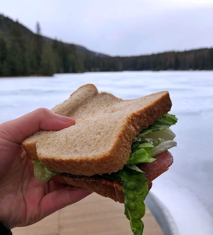 Back to when amazing views and simple lunches