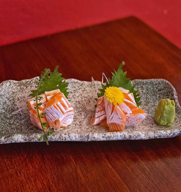 Fukusen — Toro Salmon Sashimi