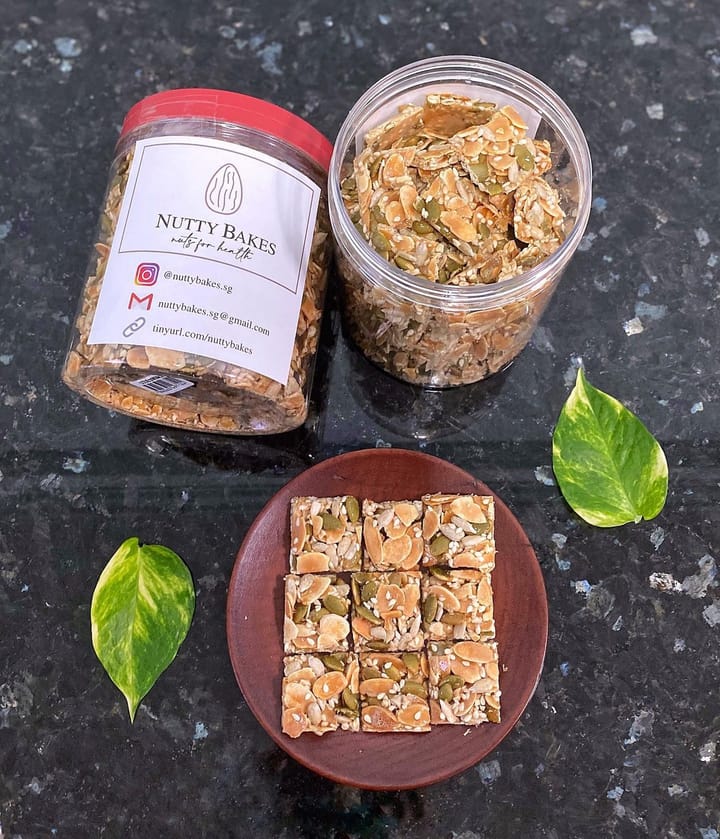 Nuttybakes — Almond Florentine Bites