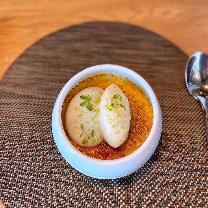 The Spot — Sea Coconut Brulee from 3-Course Tasting Menu