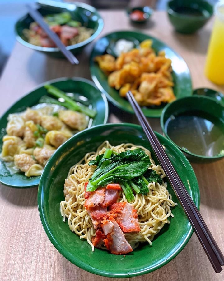 Handmade Egg Noodles — Wanton Mee with Fiery Chilli