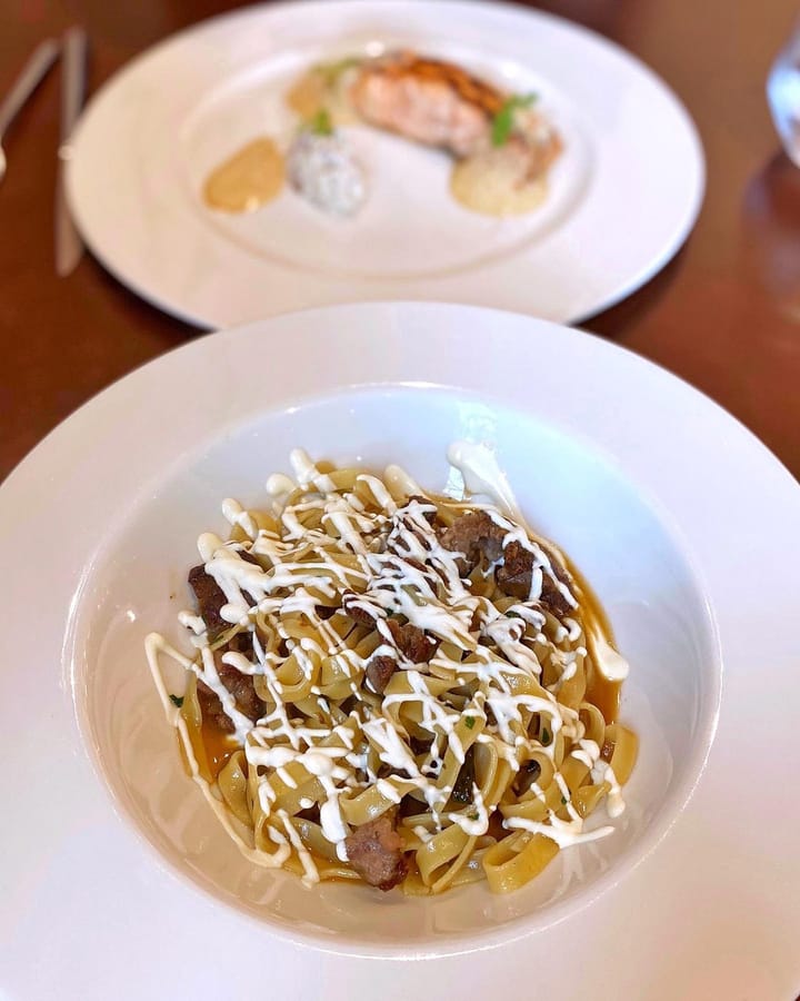 Osia — Black Angus Beef Tagliatelle Lunch