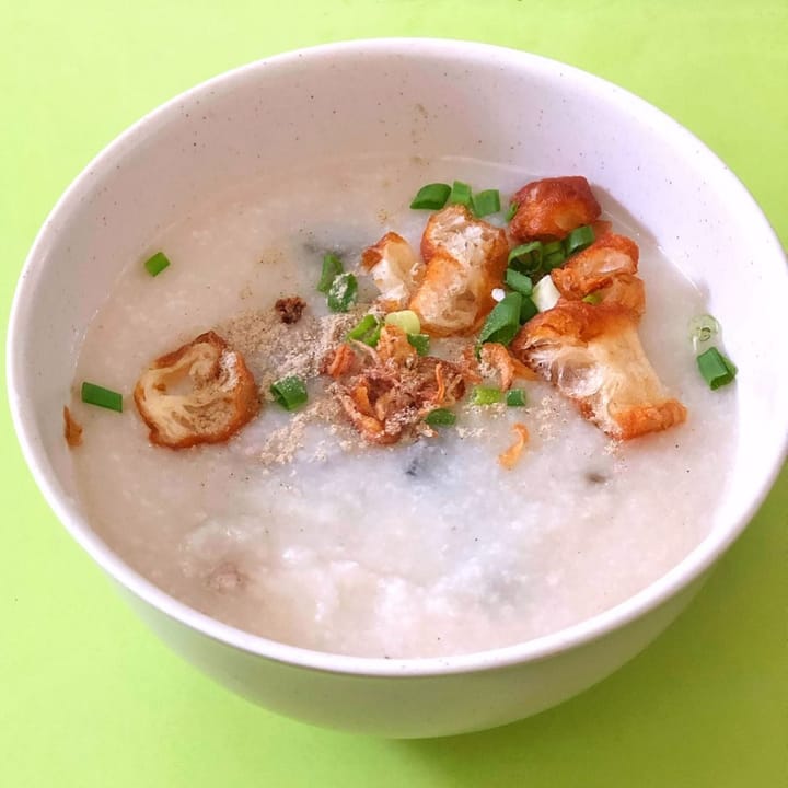 {Century Egg with Pork Porridge}