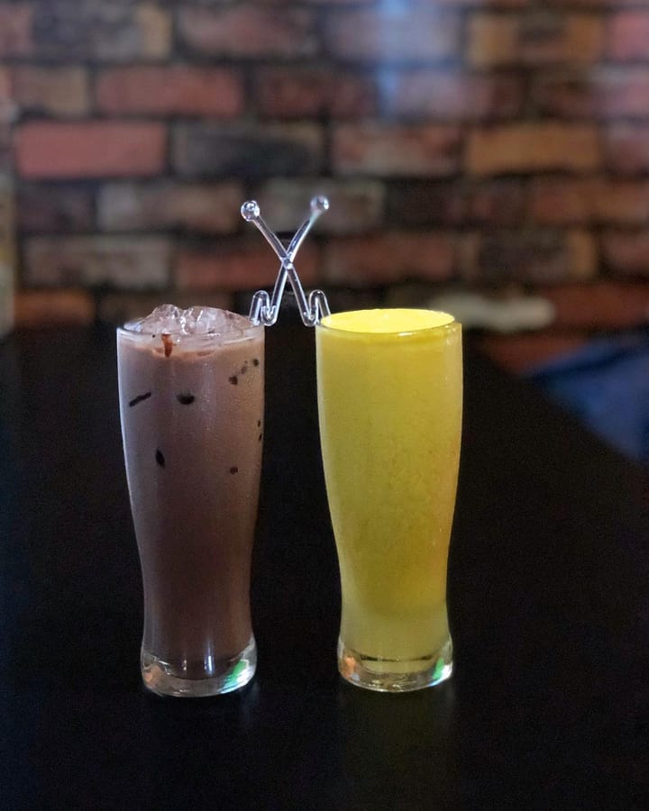 Iced Chocolate • Mango Juice