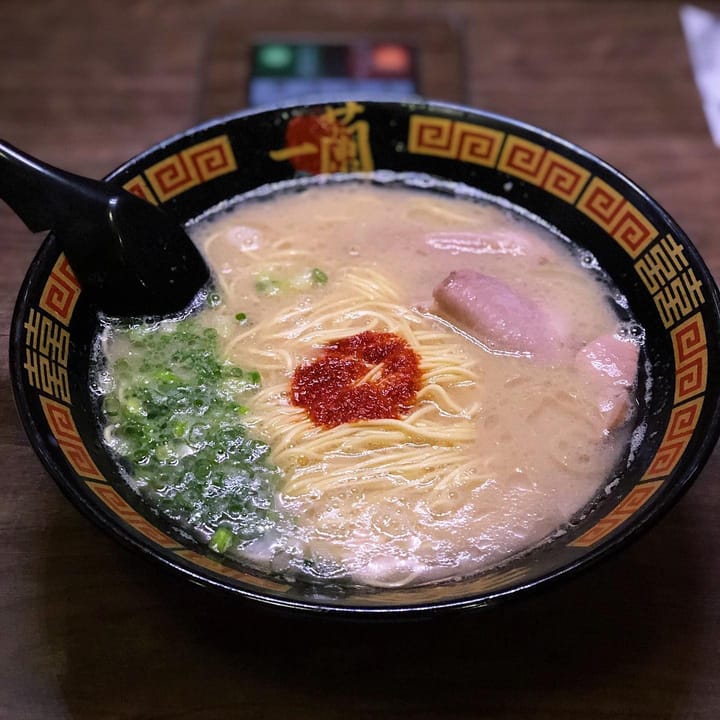 The broth was so rich and flavourful! The noodles were firm