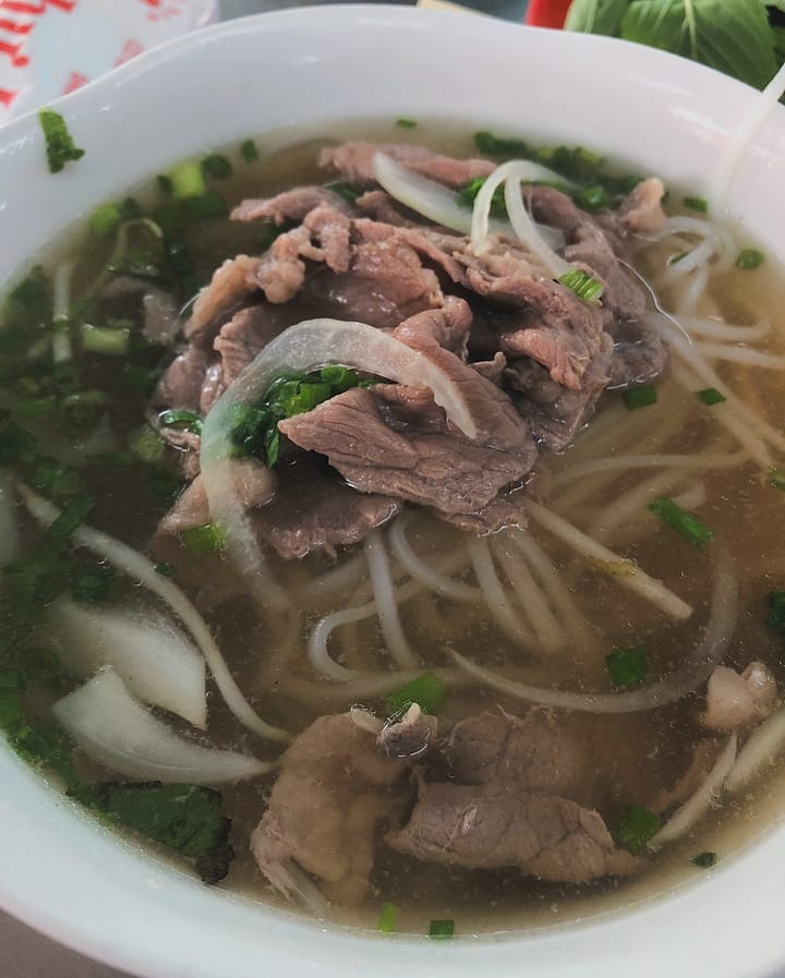 First meal in Ho Chi Minh, Vietnam